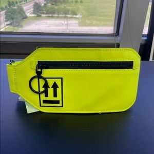 Off-White Neon Logo Pouch Belt Bag